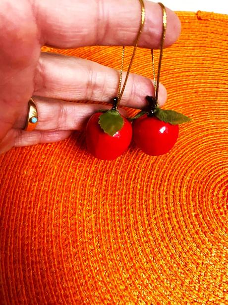 Vianočná dekorácia - jablčka 17, 