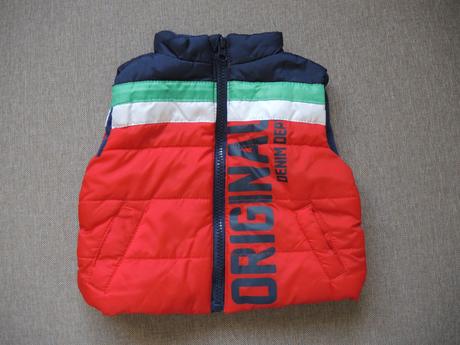 Vesta teplá, denim,68