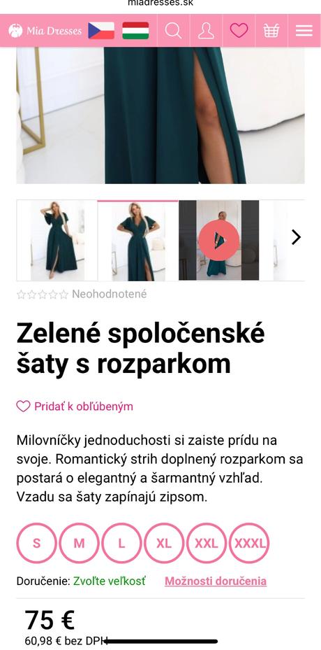Mia dresses šaty, m