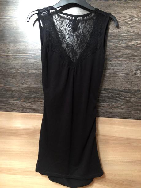 Saty cierne s cipkou xs, xs