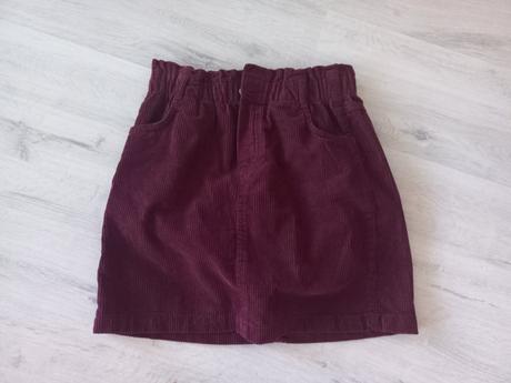 Dievčenská menčestrová sukňa, h&m,152