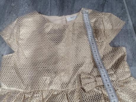 Zlaté šatičky v 92, 1,5 až 2 r. s podšívkou, 92