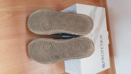 Koženné poltopánky, protetika,35