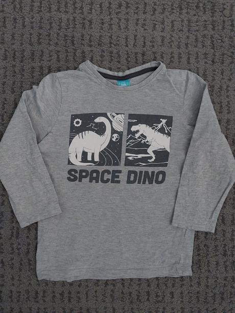 9 ks tričko s dlhým rukávom, 122