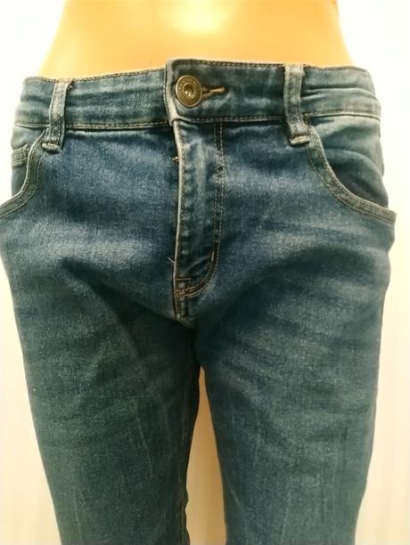 Chlapčenské modré rifle, regular, 164-170 cm, 170