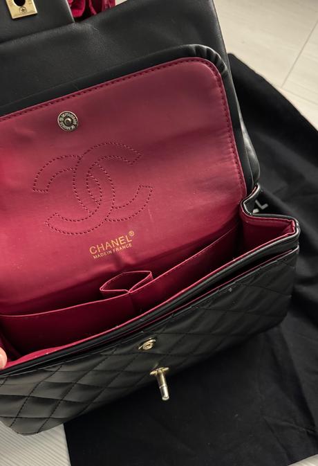 Čierna väčšia kabelka, chanel