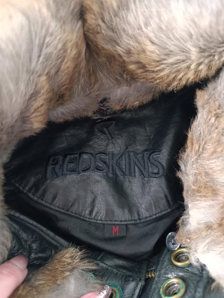 Redskins kožená bunda bombera, m