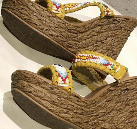 Retro vsuvky/šlapky na platforme-číslo 37, 37