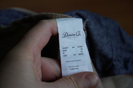 Pánske nohavice denim co, denim co,36