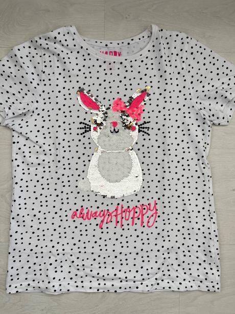 Tričko s flitrami, f&f,146