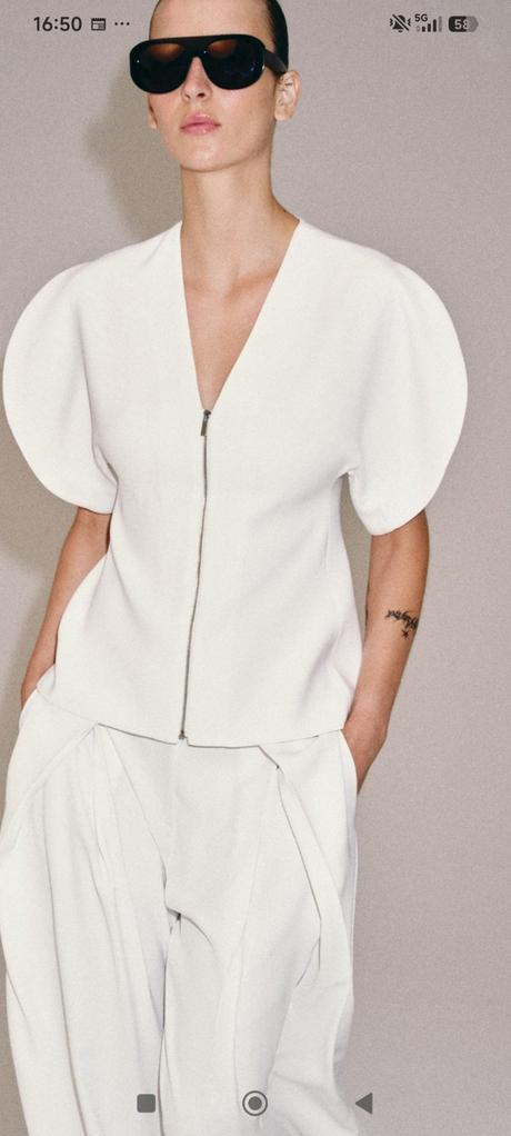 Top na zips, zara,s / xs