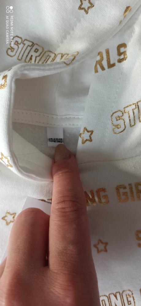 Allover potlacena mikina s kapucnou, c&a,134