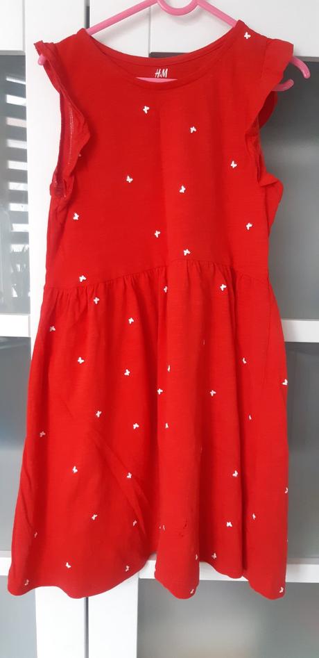 2x šaty, h&m,134