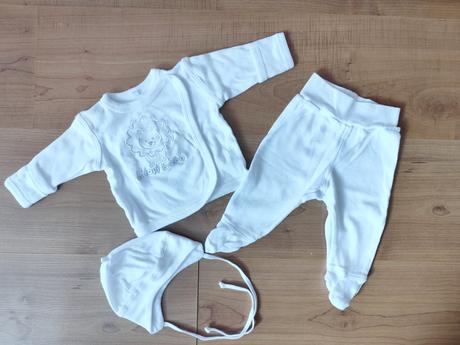 Biely komplet, richelieu,56