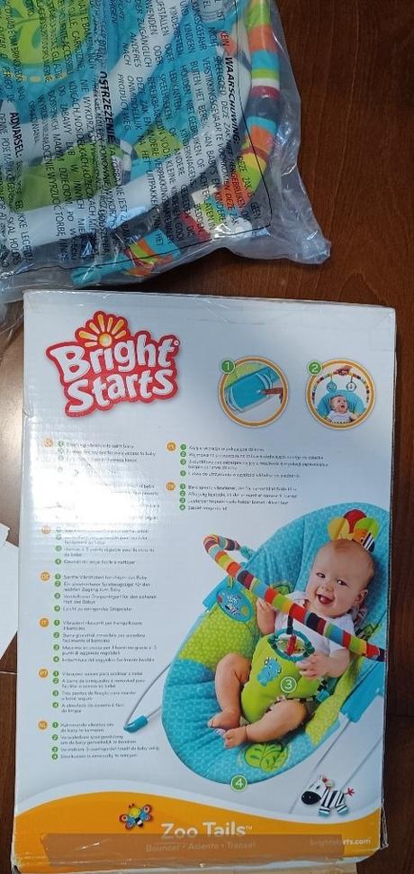 Bright starts vibračné lehátko, 