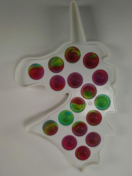 Pop it jednorožec, farebný, 15 x 14 cm, 