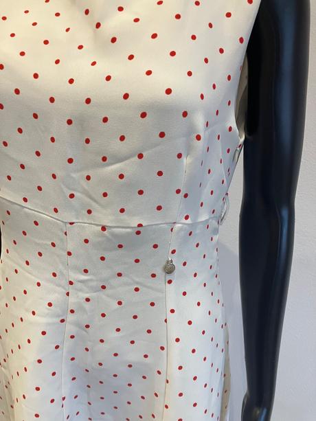 Dámske letné šaty bodkované (xl), xl