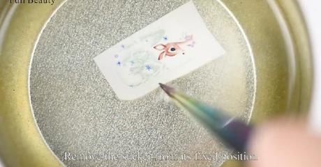 Vodové nálepky na nechty,