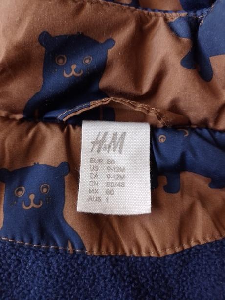 Zimná/prechodná bunda 80, h&m,80