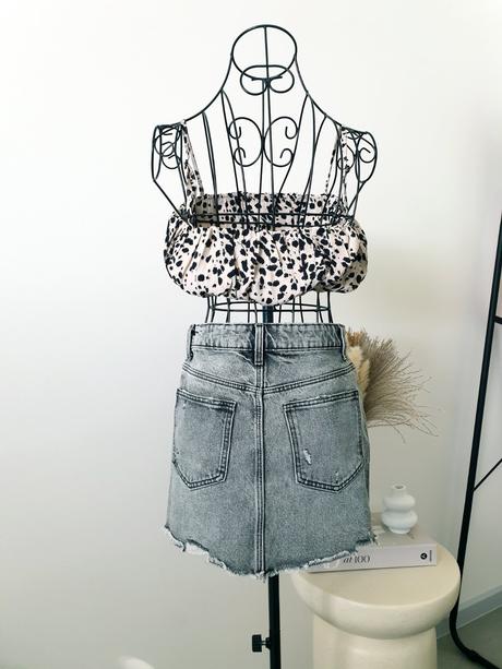 Zara rifľová sukňa xs, zara,xs