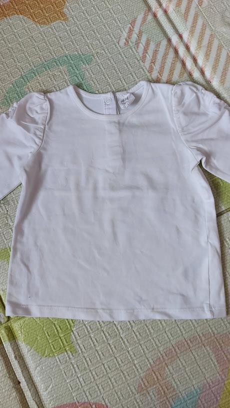 8x tričko s dlhým rukávom, zara,80