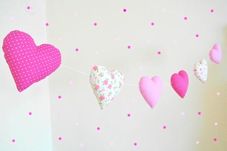 V oddtieni ružovej-girlanda, 