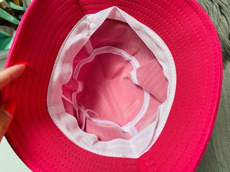 Pink hat - plátený klobúk, 