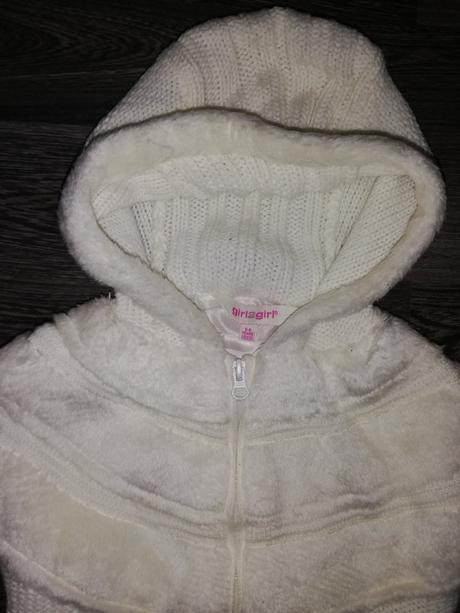 Svetrík s kožušinkou 110/116, girl2girl,116