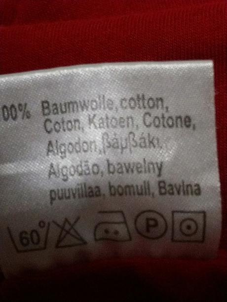 Pánske červené tričko, t-shirt, m