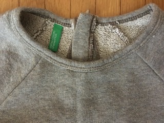 Predĺžená mikina tunika, benetton,128