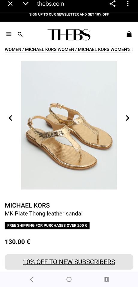 Michael kors kožené zlaté sandále 36, michael kors,36
