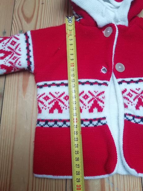 Svetrík otepleny s kapucňou, baby club,74