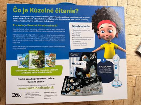 Kuzelne citanie 2 knihy a interaktivne pero, 