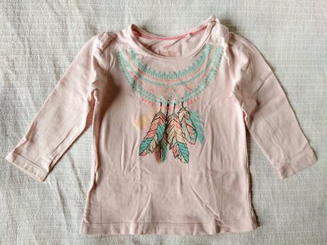 Bledoruzove tricko s aplikaciou, lupilu,92