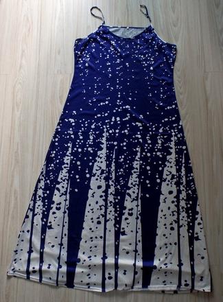 Elastické maxi šaty, v. l/xl, l