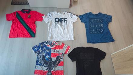 Takmer nové zn. bavlnené tričká-polokošele, v.xl, xl