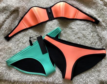 Neoprénové plavky triangl originál 3 diely, 36 / s