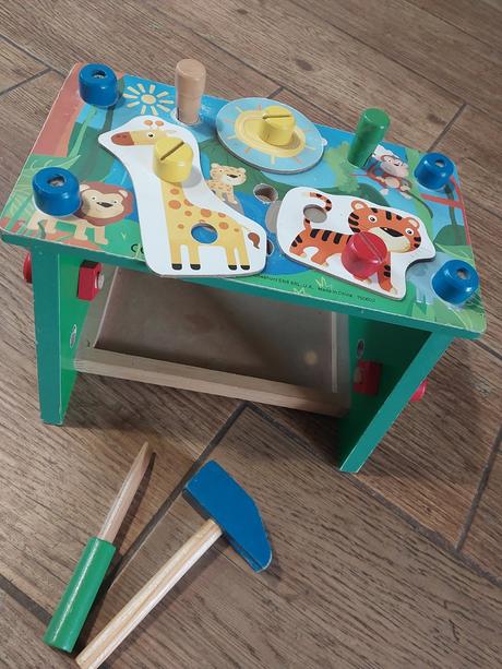 Stolček drvený na hranie, 