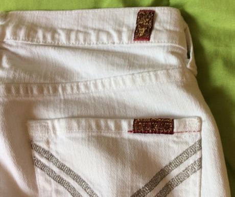 Kvalitné 3/4 nohavice zn. 7 for all mankind v. s, s