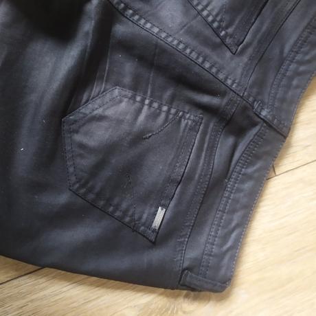 Čierne koženkové nohavice, reserved,36