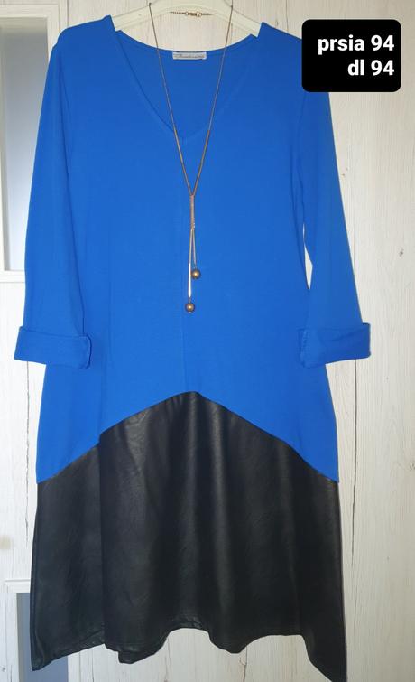 Tunikove saty modre, 