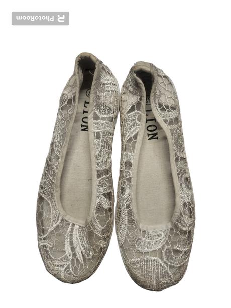 Dámske balerínky s čipkou, 37