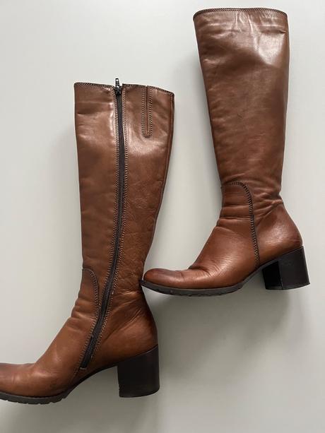Čižmy kožené, 38