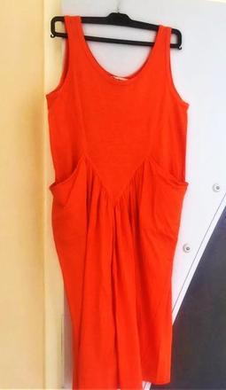 Bavlnené tričkové plážové šaty m/l, l