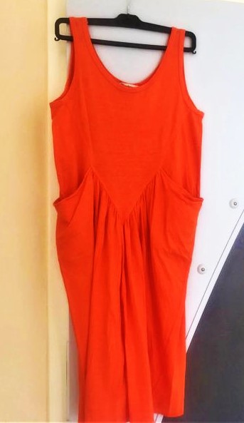 Bavlnené tričkové plážové šaty m/l, l