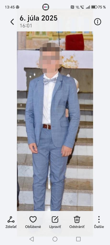 Oblek pre chlapca, 152