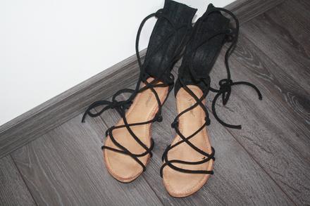 Seastar šnurovačky - sandalove vyssie... vel.39, 39