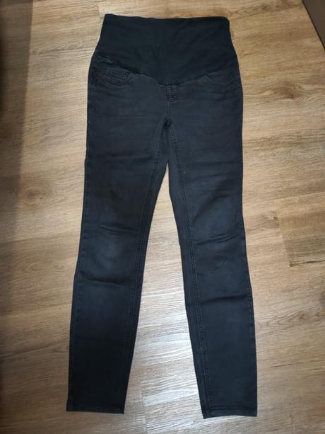 Čierne tehotenské nohavice, bonprix,38