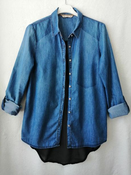 Pekná zaujímavá košeľa /blúzka, bershka,m