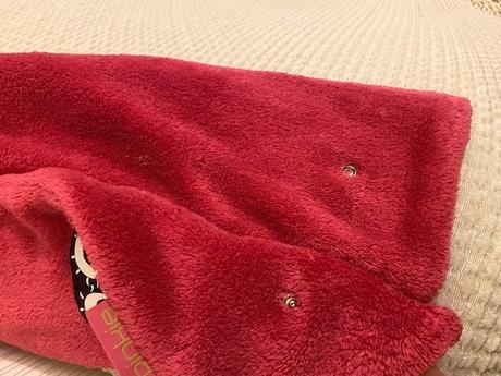 Ružový dievčenský šál pinkie s opičkou, 121x15 cm, pinkie